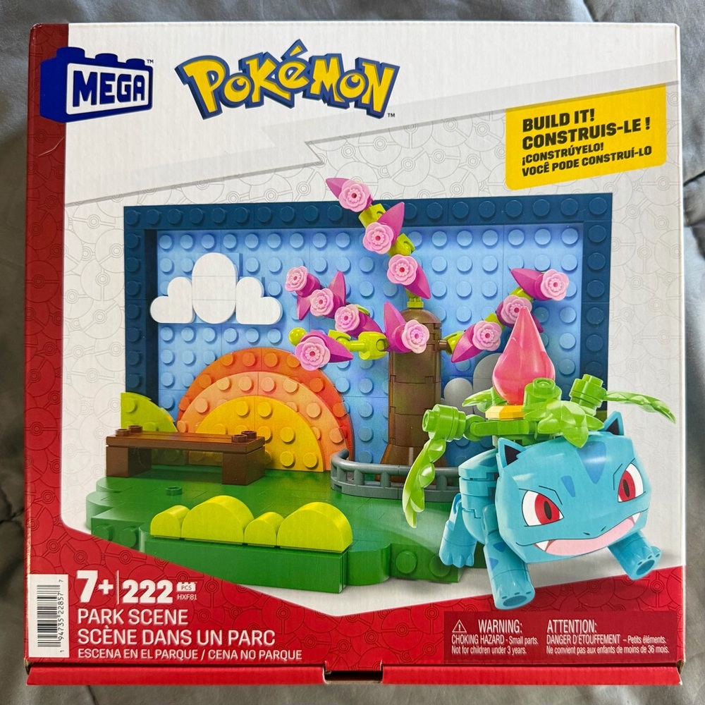 Pokémon Bulbasaur Park Scene Building Set